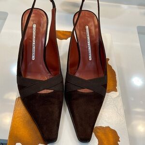 Donald J Pliner Suede Slings